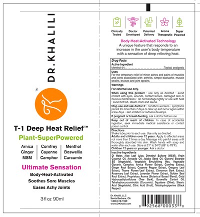 Label (Dr. Kevin Khalili Pain Relief Cream Master Artwork)